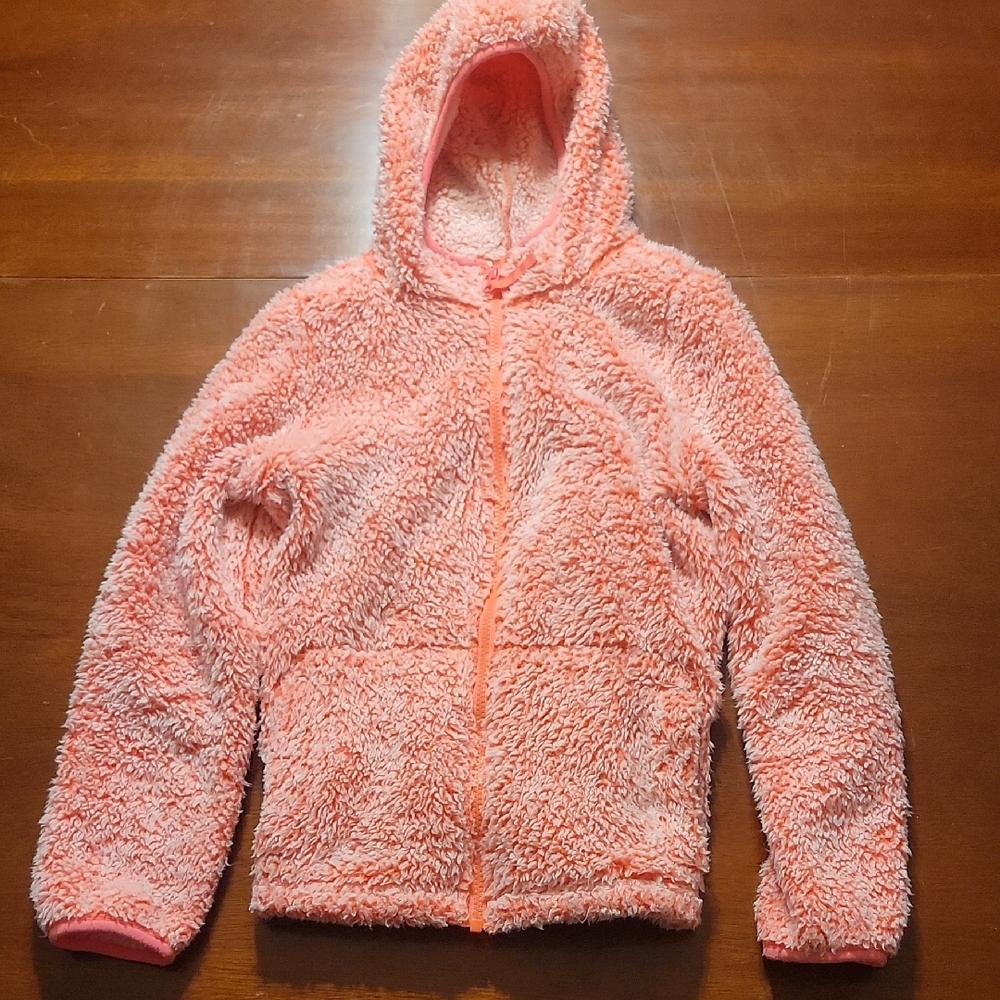 MTA Sport Pink Sherpa Hoodie Sweatshirt